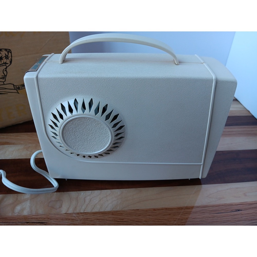VTG Tropic Aire Portable Hair Dryer In Case With Soft Bonnet Hood WORKS! 38116 - Picture 9 of 16
